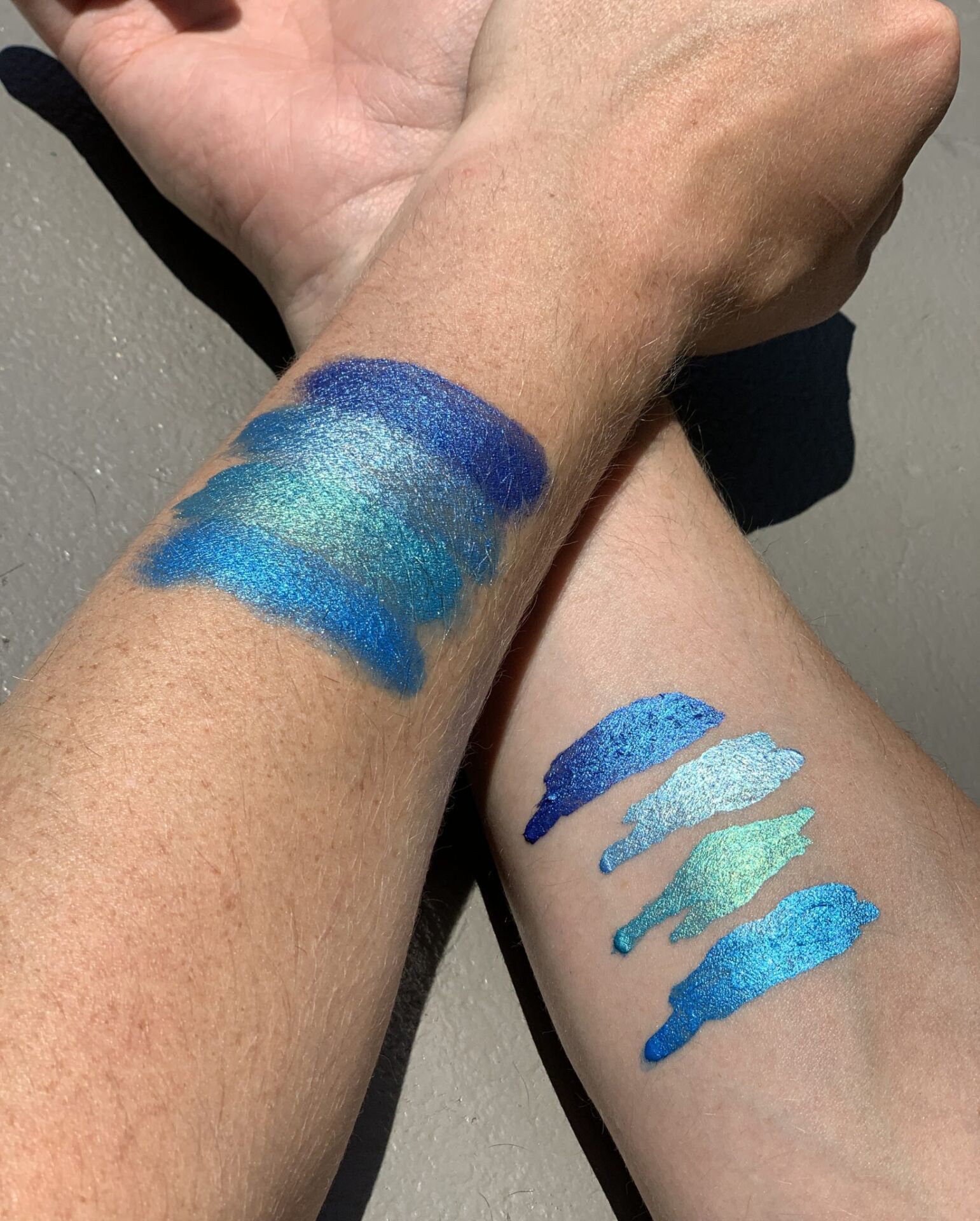 Elektra Cosmetics Blue Creative Capsule Swatch by apostrophe