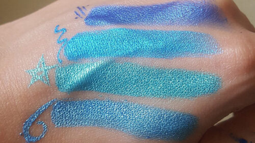 Elektra Cosmetics Blue Creative Capsule Glitter Package for Face and Body