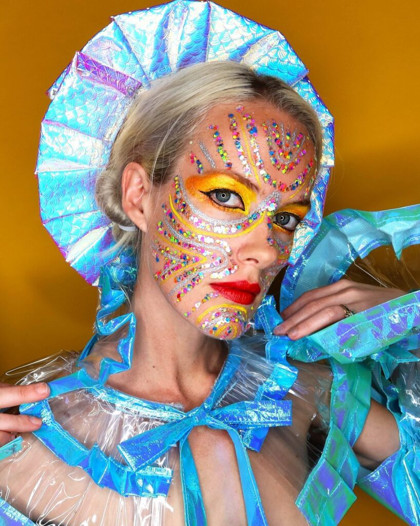 La Adorna Wearing Elektra Cosmetics Citrus Creative Capsule