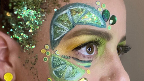 Elektra Cosmetics Green Creative Capsule Glitter Package for Face and Body