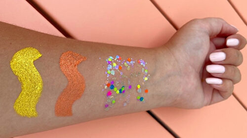 Elektra Cosmetics Citrus Creative Capsule Glitter Package for Face and Body