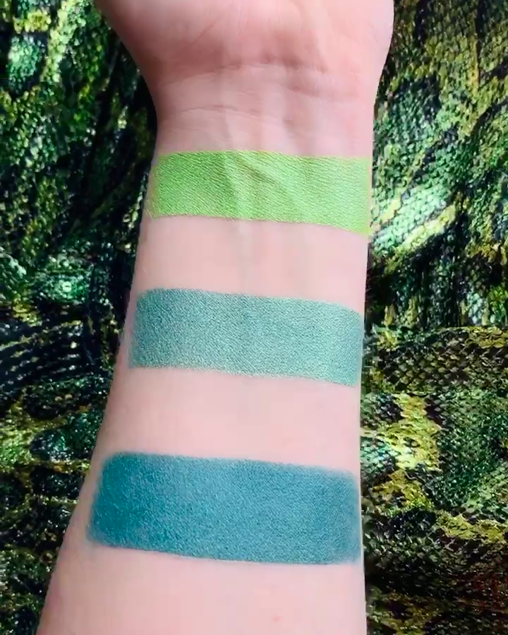 Elektra Cosmetics Green Creative Capsule Swatch by Mary Boy