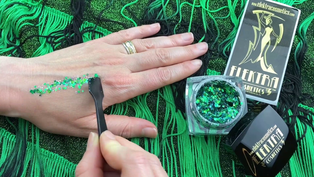 How to Apply Elektra Cosmetics Chunky Glitter Gel