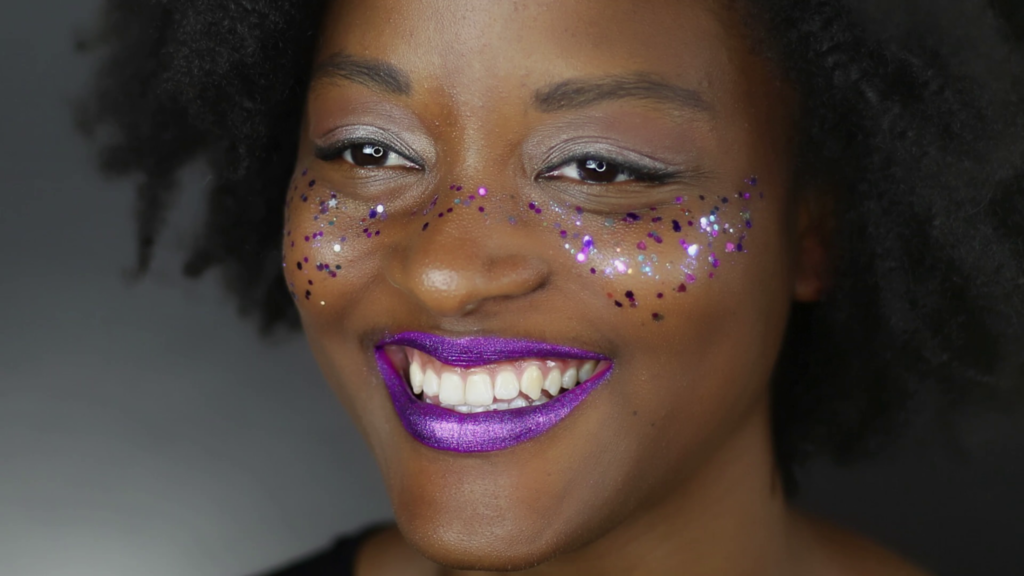 Elektra Cosmetics Bolt Balm Application Glitter Freckles