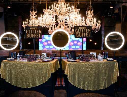 GLITTER BUFFET experience brings festival vibes to weddings