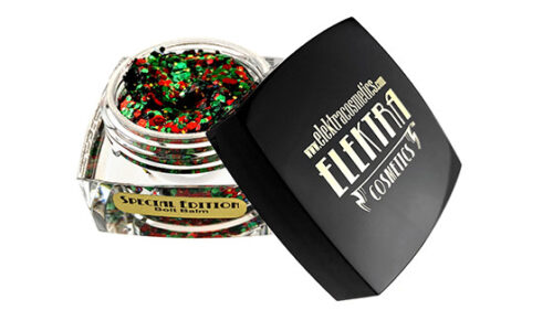 Elektra Cosmetics Mistletoe Bolt Balm Face and Body Chunky Glitter Gel