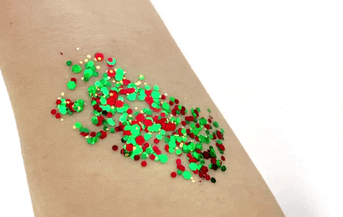 Mistletoe #101 Chunky Glitter Gel Bolt Balm Elektra Cosmetics
