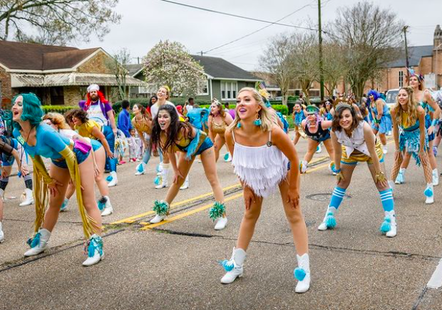 Baton Rouge BeignYAYS Wearing Elektra Cosmetics Custom Bolt Balms and Creative Capsules