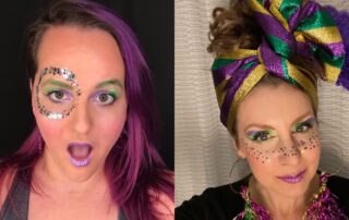 Danielle Smith and Katie East in Elektra Cosmetics Lewk Club The Carnival Look
