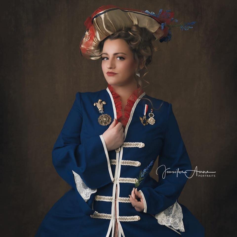 Caroline Rosa Portrait Wearing The Merry Antoinette’s Fashion