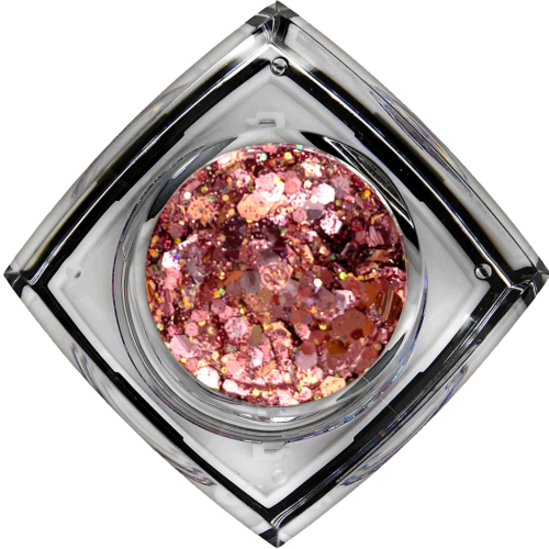 Golden Rosé #005 Chunky Glitter Gel All Festivals Elektra Cosmetics