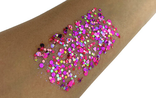 Party Pink #023U Chunky Glitter Gel All Festivals Elektra Cosmetics