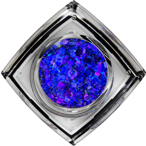 Ultra Violet #025 Chunky Glitter Gel All Festivals Elektra Cosmetics