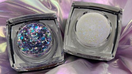 Elektra Cosmetics Moonstone Bolt Balm Face and Body Chunky Glitter Gel and Shimmer Set