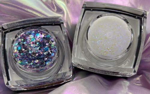 Elektra Cosmetics Moonstone Bolt Balm Face and Body Chunky Glitter Gel and Shimmer Set