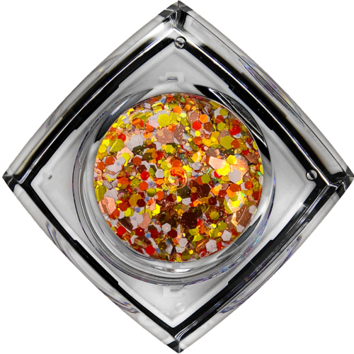 Candy Corn #046U Chunky Glitter Gel Fall Elektra Cosmetics