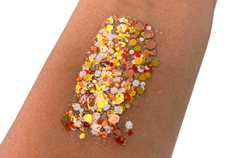 Candy Corn #046U Chunky Glitter Gel Fall Elektra Cosmetics