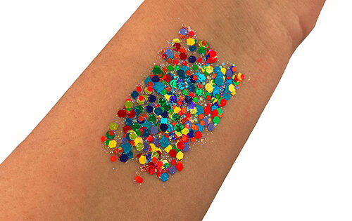 Rainbow AF #083 Chunky Glitter Gel All Festivals Elektra Cosmetics