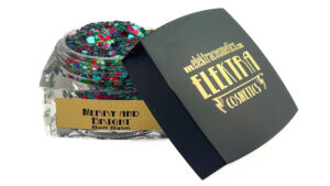 Merry and Bright #102 Chunky Glitter Gel Christmas Elektra Cosmetics