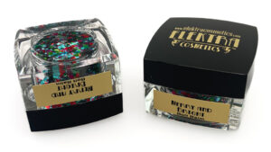 Merry and Bright #102 Chunky Glitter Gel Christmas Elektra Cosmetics