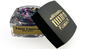 Pastel Rainbow #085U Chunky Glitter Gel Blacklight Reactive Elektra Cosmetics