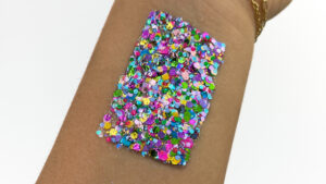 Pastel Rainbow #085U Chunky Glitter Gel Blacklight Reactive Elektra Cosmetics