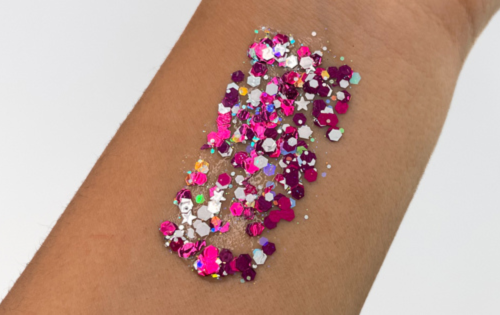 Iced Burgundy #034U Chunky Glitter Gel All Teams Elektra Cosmetics