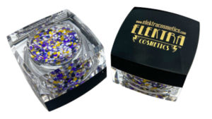 Lemon Frost Violet #075U Chunky Glitter Gel All Teams Elektra Cosmetics
