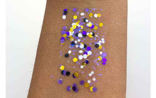 Lemon Frost Violet #075U Chunky Glitter Gel All Teams Elektra Cosmetics