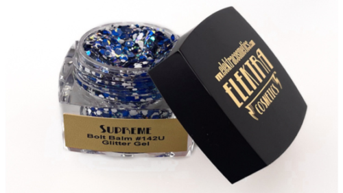 Elektra Cosmetics Supreme Bolt Balm Chunky Glitter Gel for Hair and Body