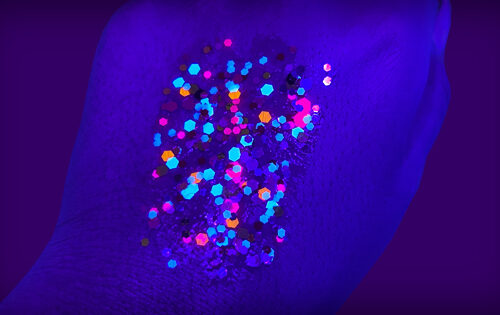Tropical Treat #029U Chunky Glitter Gel Blacklight Reactive Elektra Cosmetics