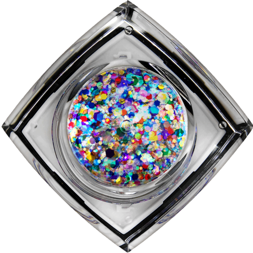 Crystal Rainbow #084 Chunky Glitter Gel All Festivals Elektra Cosmetics