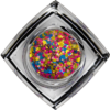 Elektric Neon UV #017U Chunky Glitter Gel Citrus Capsule Elektra Cosmetics