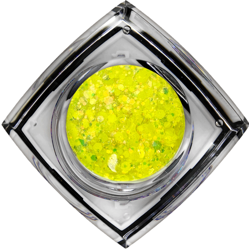 Elektric Sunshine UV #109U Chunky Glitter Gel All Festivals Elektra Cosmetics