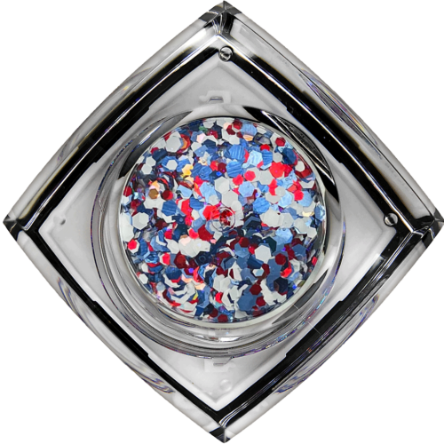 Liberté #199U Chunky Glitter Gel 4th of July Elektra Cosmetics