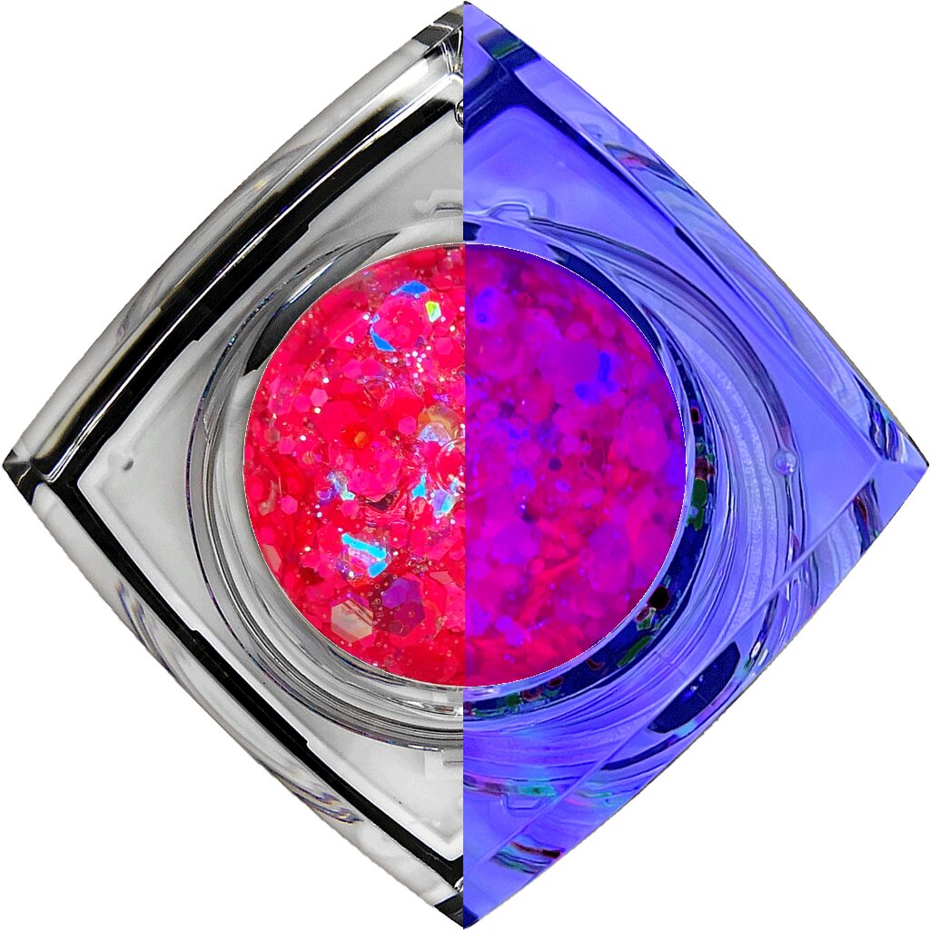 Elektric Flamingo #200 Chunky Glitter Gel Blacklight Reactive Elektra Cosmetics Elektric Flamingo #200 Chunky Glitter Gel Blacklight Reactive Elektra Cosmetics